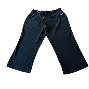 ALPINE DESIGNS WOMENS BLACK CROP LEISURE PANTS SIZE MEDIUM